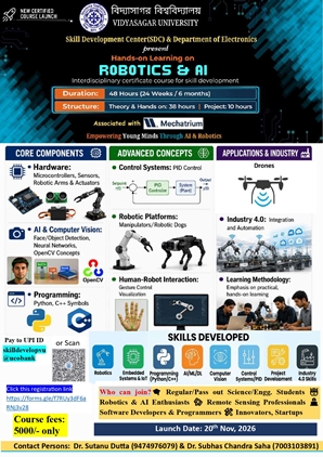Skill Development Course on "Robotics and AI"